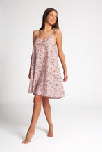 Load image into Gallery viewer, Pure Cotton Voile A-Line Nightie Botanical Pink
