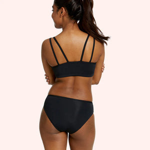 Tween/Teen Girls First Swim Bikini Brief - Black