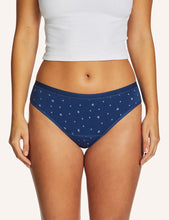 Load image into Gallery viewer, Love Luna Cotton Period Bikini - Blue Blossom
