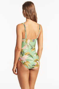 Lost Paradise Cross Front One Piece