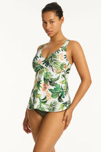Load image into Gallery viewer, Lotus Cross Front Swing Tankini
