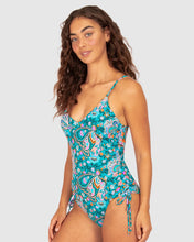 Load image into Gallery viewer, South Beach Ruched Side One Piece Swimsuit
