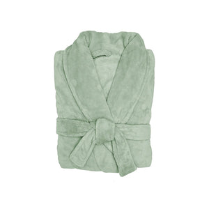 Bambury Microplush Bath Robe, Sage