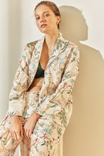 Load image into Gallery viewer, Maeve Botanical Print Satin PJ set
