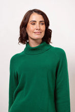 Load image into Gallery viewer, 100% Merino Wool ( Cashfeel ) Roll Neck Sweater - Green
