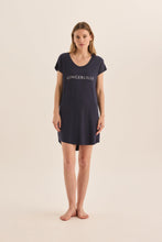 Load image into Gallery viewer, Nova Navy Bamboo Nightie
