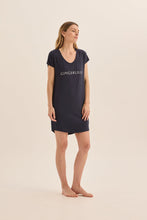 Load image into Gallery viewer, Nova Navy Bamboo Nightie
