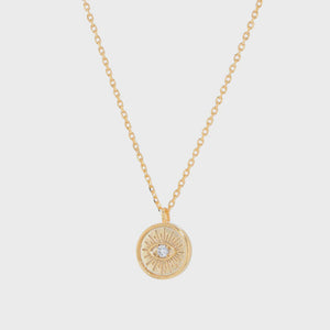 EMILIA EYE NECKLACE - GOLD