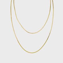 Load image into Gallery viewer, 2 LAYER SNAKE CHAIN NECKLACE
