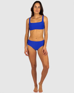 Rococco Mid Bikini Bottom / Electric Blue