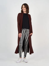 Load image into Gallery viewer, Bamboo Longline Pocket Cardigan - Burgundy
