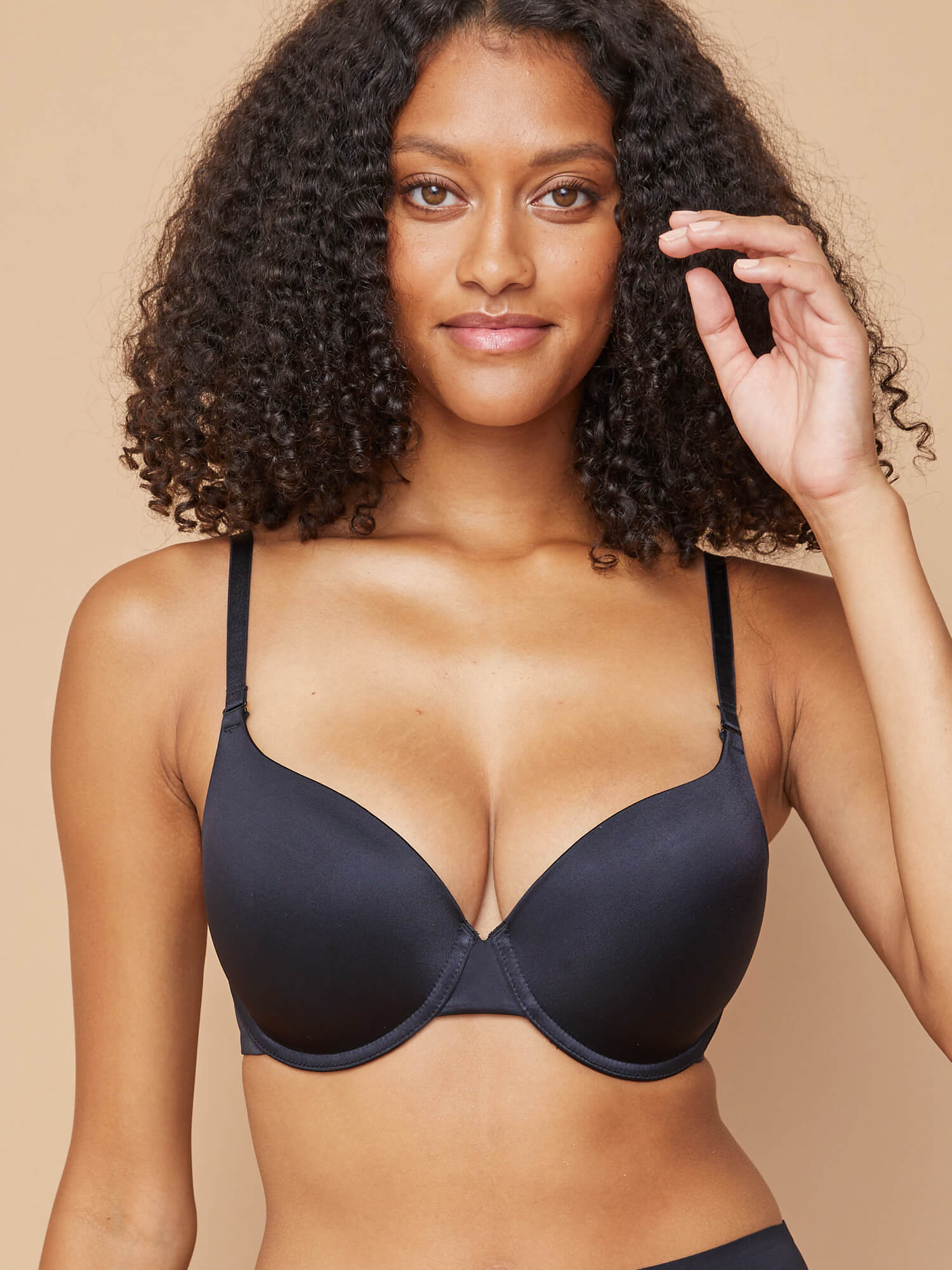 Transparent Straps 5-Way Convertible Bra, Black 32A at  Women's  Clothing store