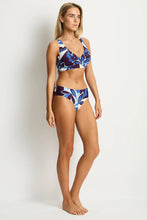 Load image into Gallery viewer, Rumba Cross Front Multifit Bra Denim Blue
