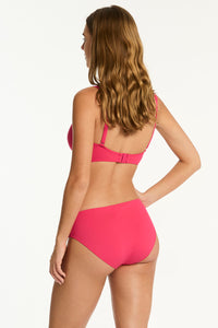 SEA LEVEL Essentials Edit High Waist Pant / ROSEBERRY