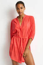 Load image into Gallery viewer, Salt Boho Shirt Red
