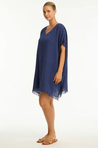 Sunset Kaftan - French Navy