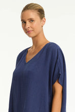 Load image into Gallery viewer, Sunset Kaftan - French Navy
