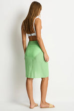 Load image into Gallery viewer, Salt Frayed Sarong Matcha

