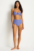 Load image into Gallery viewer, Solara Panelled High Waist Pant Blue
