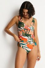 Load image into Gallery viewer, Tropaluxe Cross Front Tankini
