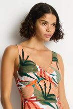 Load image into Gallery viewer, Tropaluxe Cross Front Tankini

