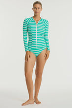 Load image into Gallery viewer, Biarritz Long Sleeve Rash Vest- Evergreen
