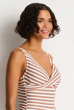 Load image into Gallery viewer, Amour Cross Front One Piece - Tan
