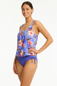 Blue Hawaii Blouson Tankini