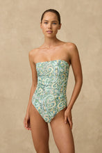 Load image into Gallery viewer, Lulu Ruched Bandeau One Piece
