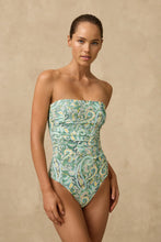 Load image into Gallery viewer, Lulu Ruched Bandeau One Piece
