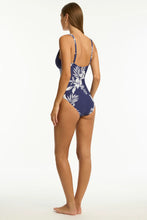 Load image into Gallery viewer, Aloha Longline Tri One Piece / Navy
