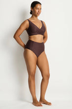 Load image into Gallery viewer, Zen Panelled High Waist Pant - Cocoa
