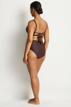 Load image into Gallery viewer, Zen Panelled High Waist Pant - Cocoa
