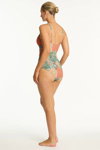 Java Cross Front One Piece