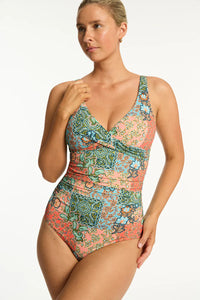 Java Cross Front One Piece