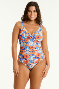 Rio Cross Front One Piece Iris (Orange)