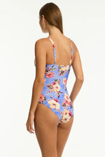 Load image into Gallery viewer, Blue Hawaii Cross Front One Piece
