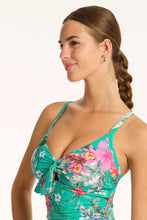 Load image into Gallery viewer, Pacifico Tie Front DD/E One Piece Evergreen
