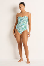 Load image into Gallery viewer, M&amp;L U Bar Bandeau One Piece / Indienne
