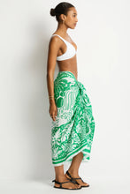 Load image into Gallery viewer, Jungle Lino Long Sarong Green
