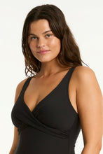 Load image into Gallery viewer, Spinnaker Cross Front Multifit  One Piece Black
