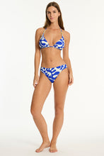 Load image into Gallery viewer, SEA LEVEL Seascape D CUP Tri Bikini Top / BLUE
