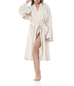 Sam Natural Linen Robe