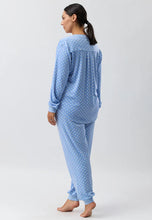 Load image into Gallery viewer, VELOUR SKI PJ SET BLUE
