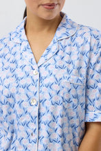 Load image into Gallery viewer, DAISIES SHORT PJ SET BLUE

