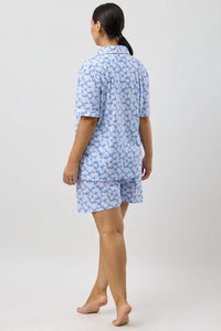 DAISIES SHORT PJ SET BLUE