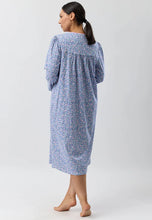 Load image into Gallery viewer, FLOWERETTE TIE NIGHTIE DENIM
