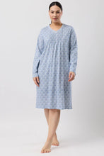 Load image into Gallery viewer, ORIENTAL CROCHET NIGHTIE TEAL - SK208O6
