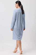 Load image into Gallery viewer, ORIENTAL CROCHET NIGHTIE TEAL - SK208O6
