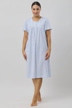 Load image into Gallery viewer, PEONY NIGHTIE - BLUE
